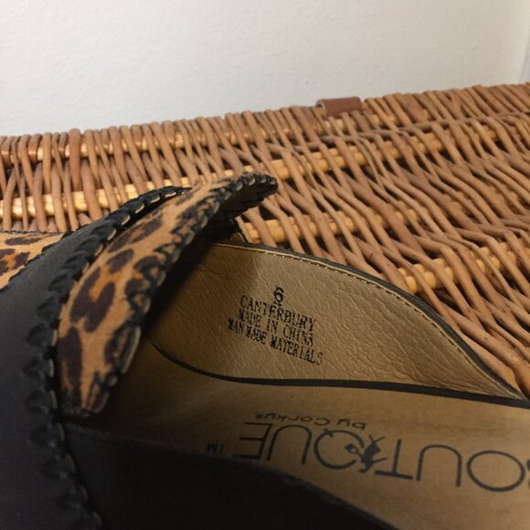Boutique by Corky’s Canterbury Leopard Print Slip On Loafer Clogs Size 6 | Mules - Picture 6 of 9